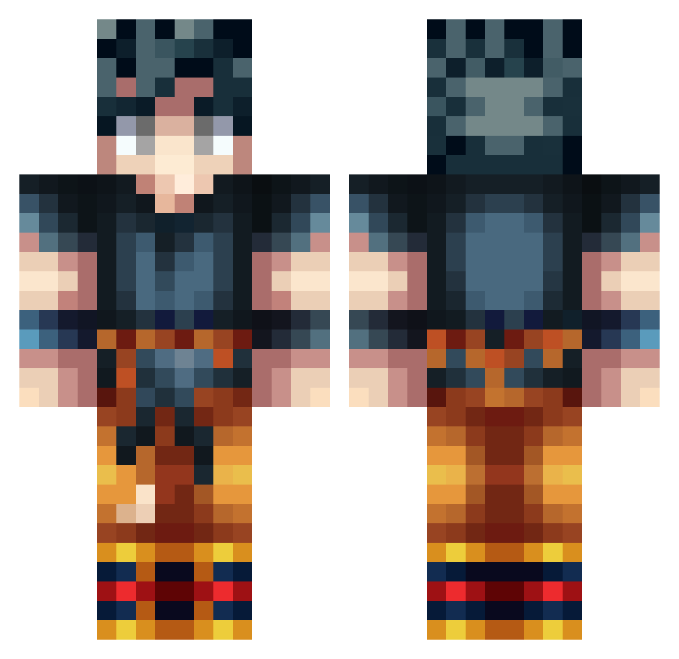 smeggseyboi1234 Minecraft skin, front and back view