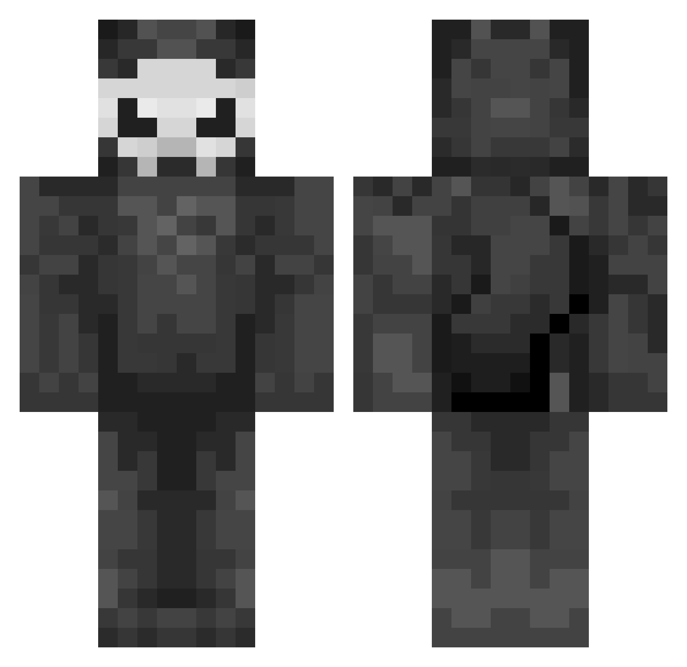 FormulaDrake671 Minecraft skin, front and back view