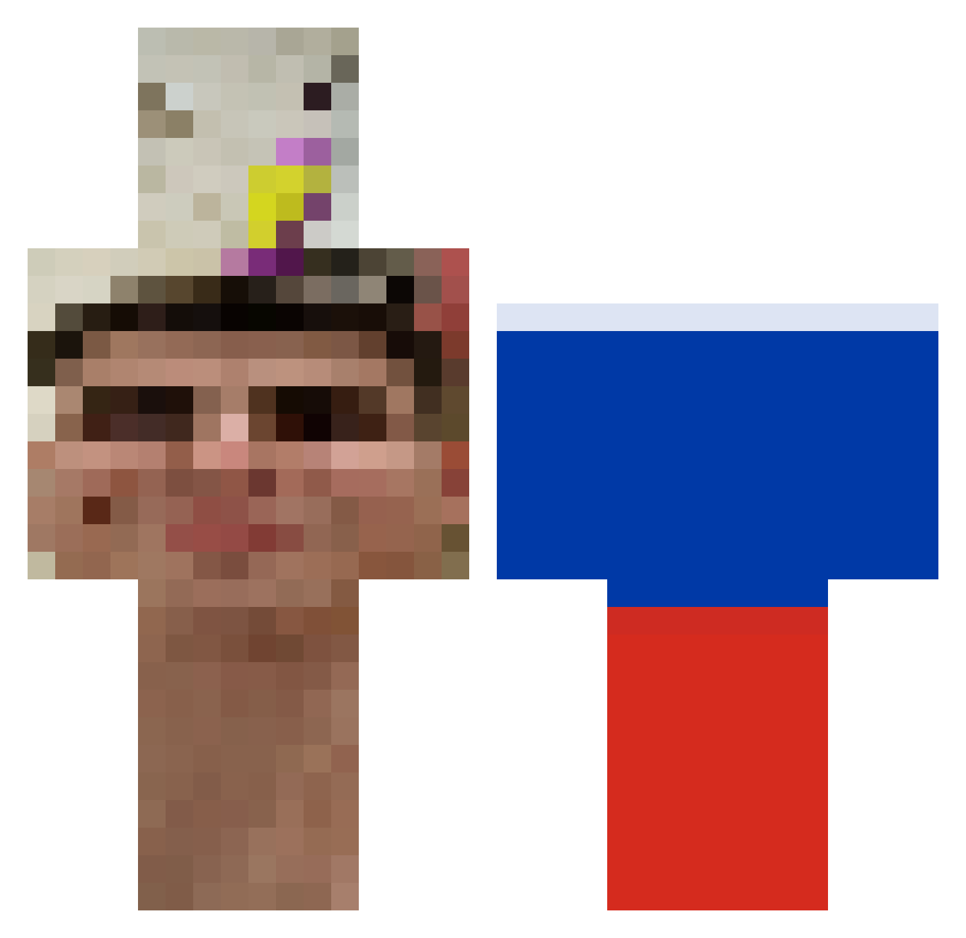 Folser___ Minecraft skin, front and back view