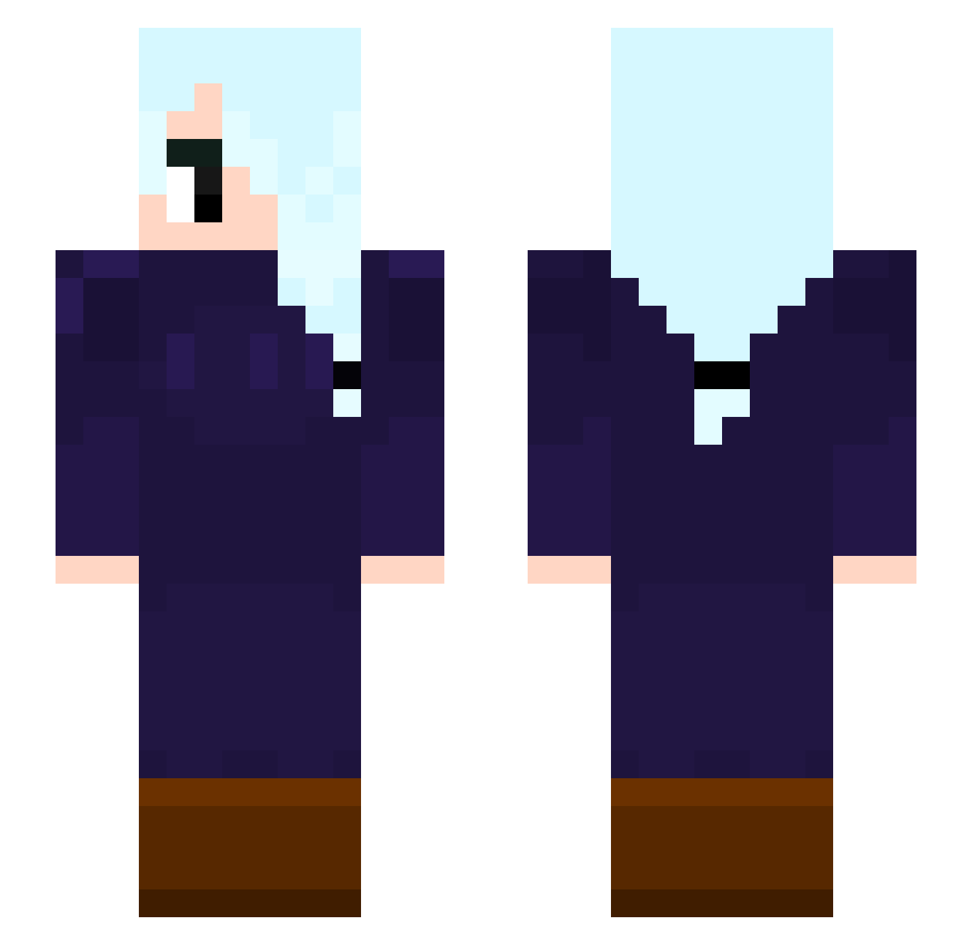Suguru_619 Minecraft skin, front and back view