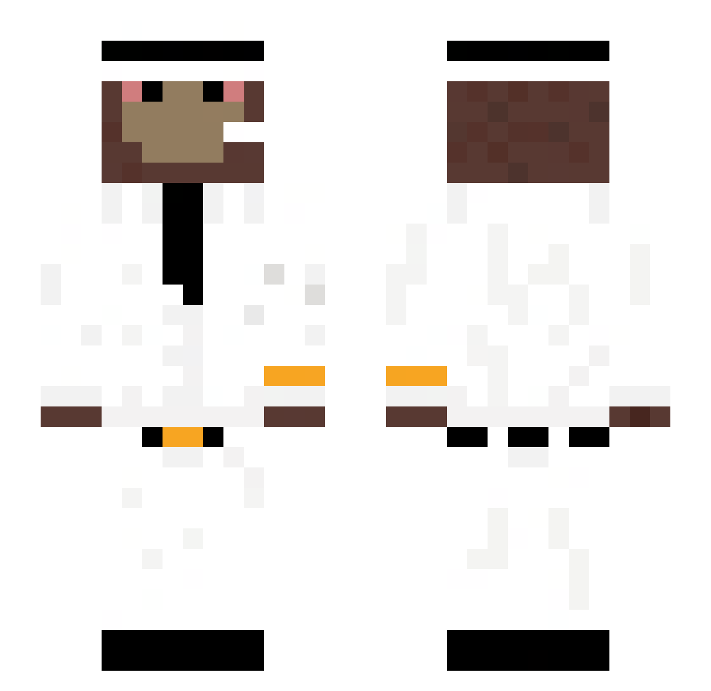 TYT_Skyguy Minecraft skin, front and back view