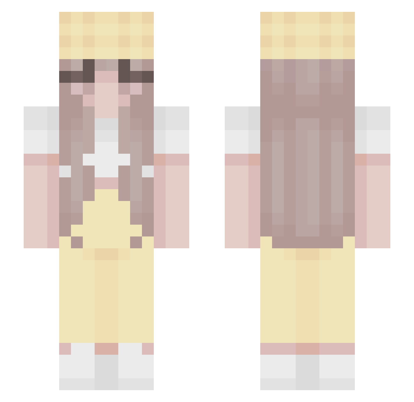 shyb_ Minecraft skin, front and back view