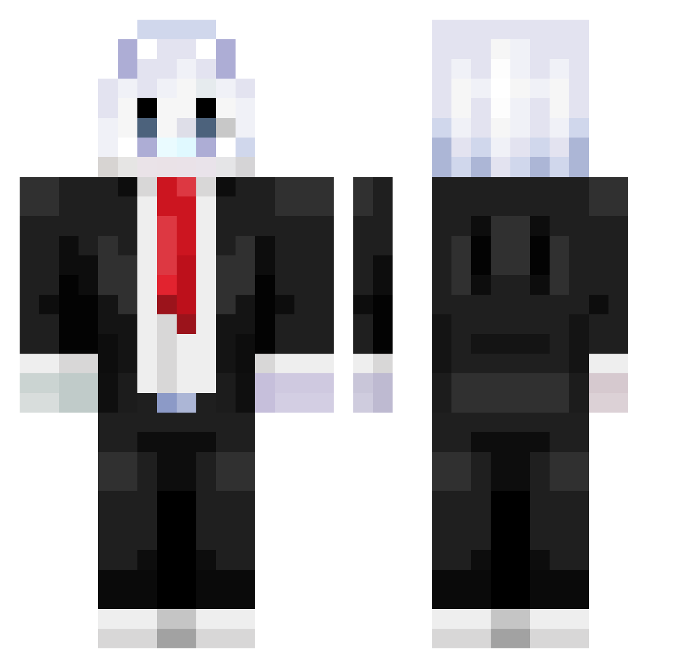 sxnsei007 Minecraft skin, front and back view