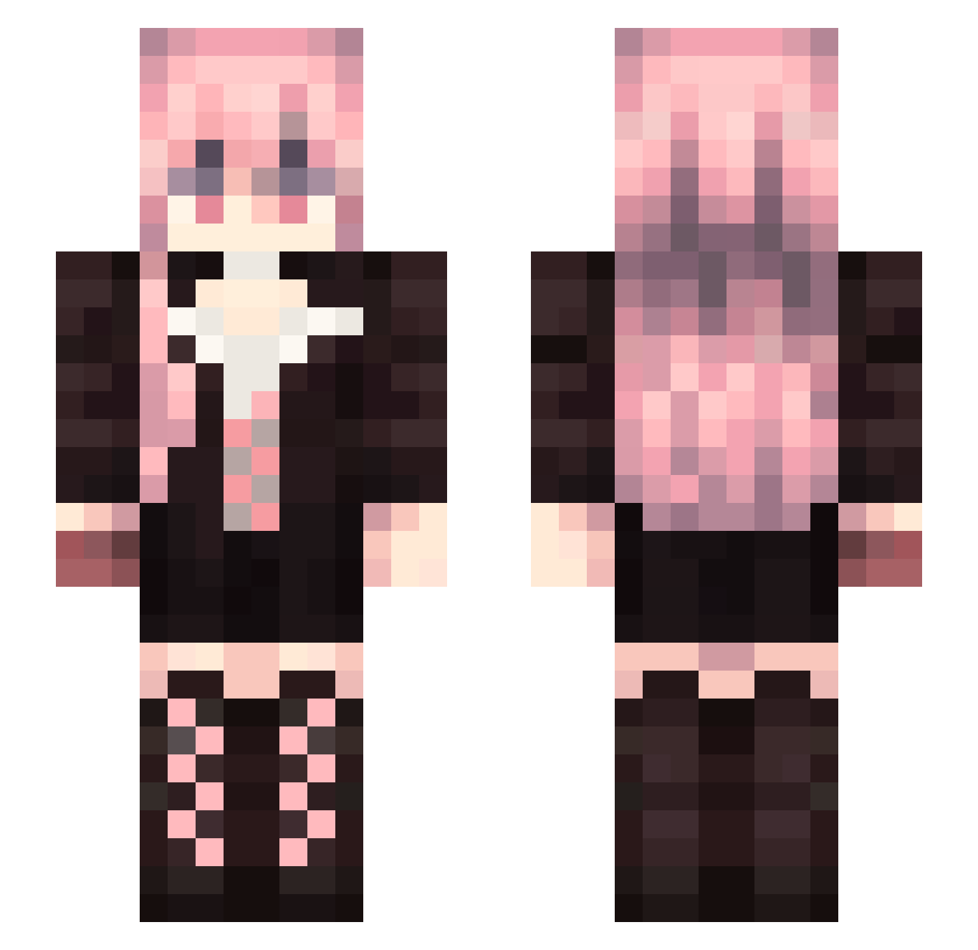 sh4rk_f1nn Minecraft skin, front and back view