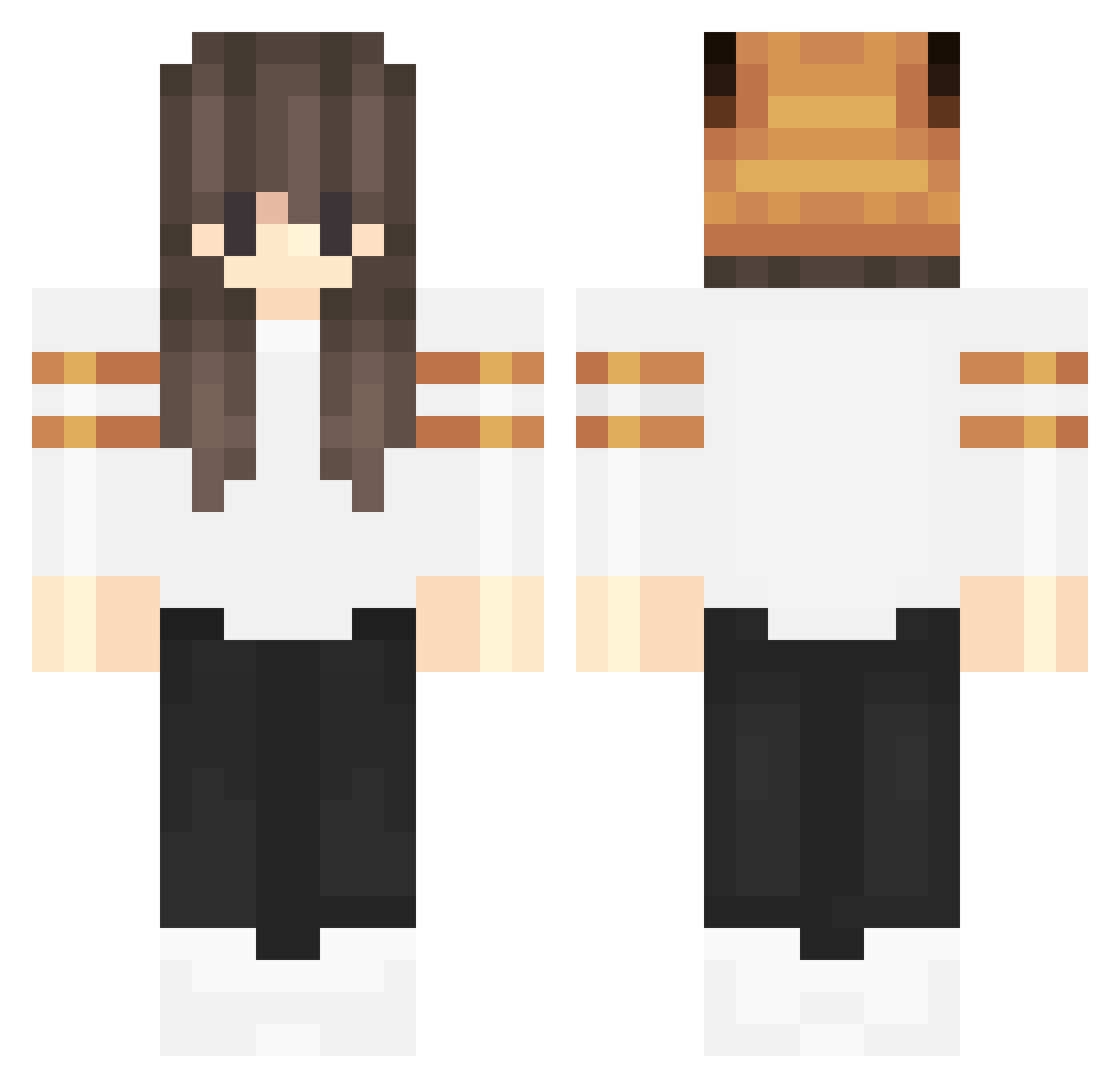 1kowalsk1 Minecraft skin, front and back view