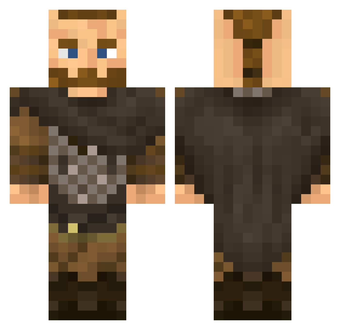 x_XSCARX_x Minecraft skin, front and back view