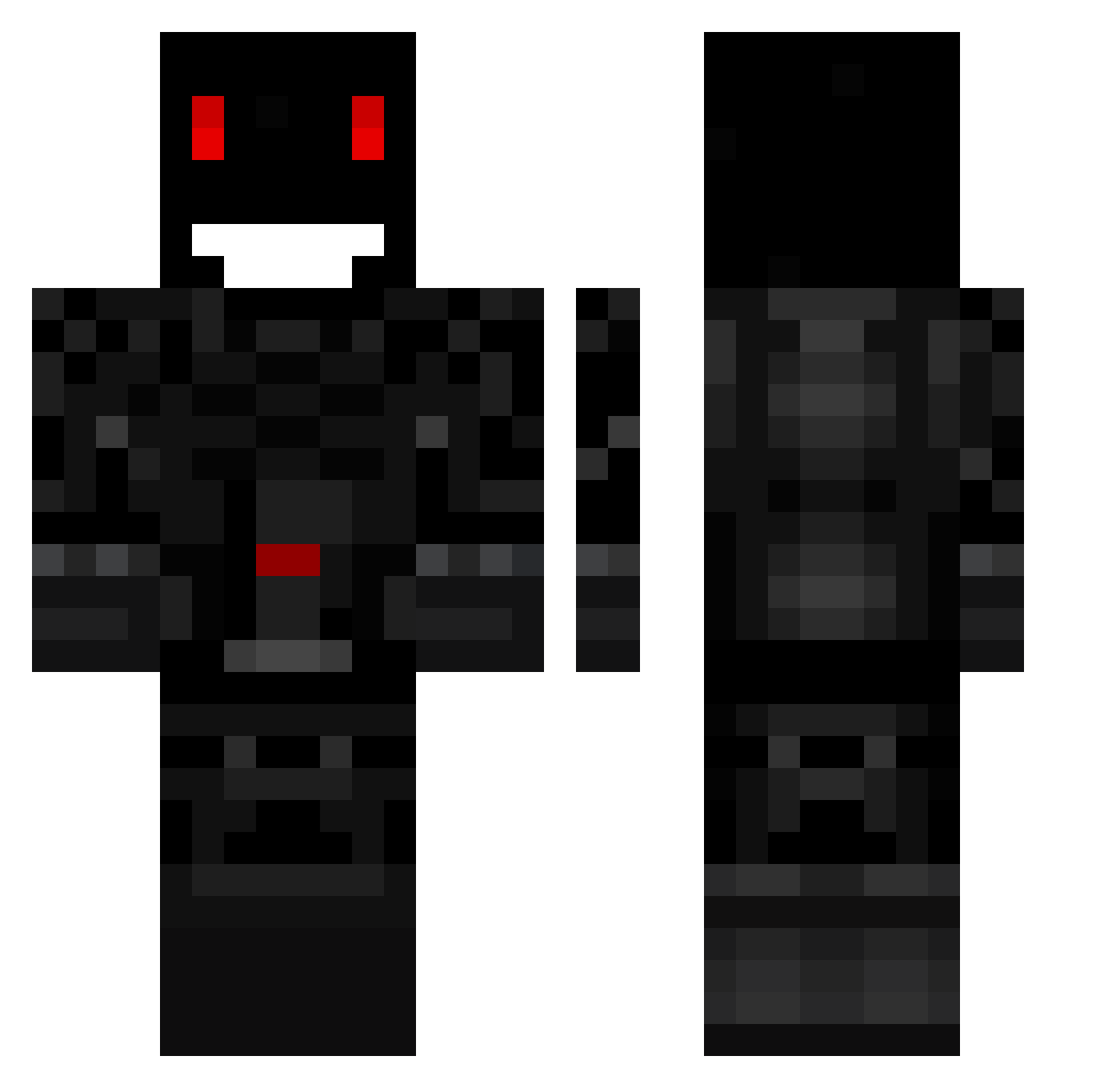 Laurenz1234 Minecraft skin, front and back view
