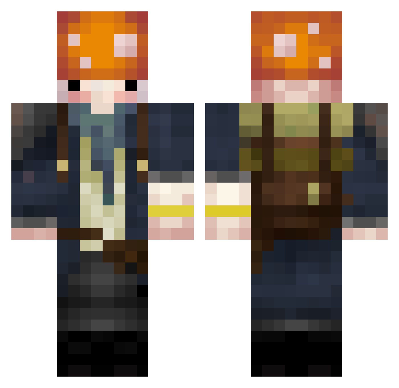urfriendbird Minecraft skin, front and back view