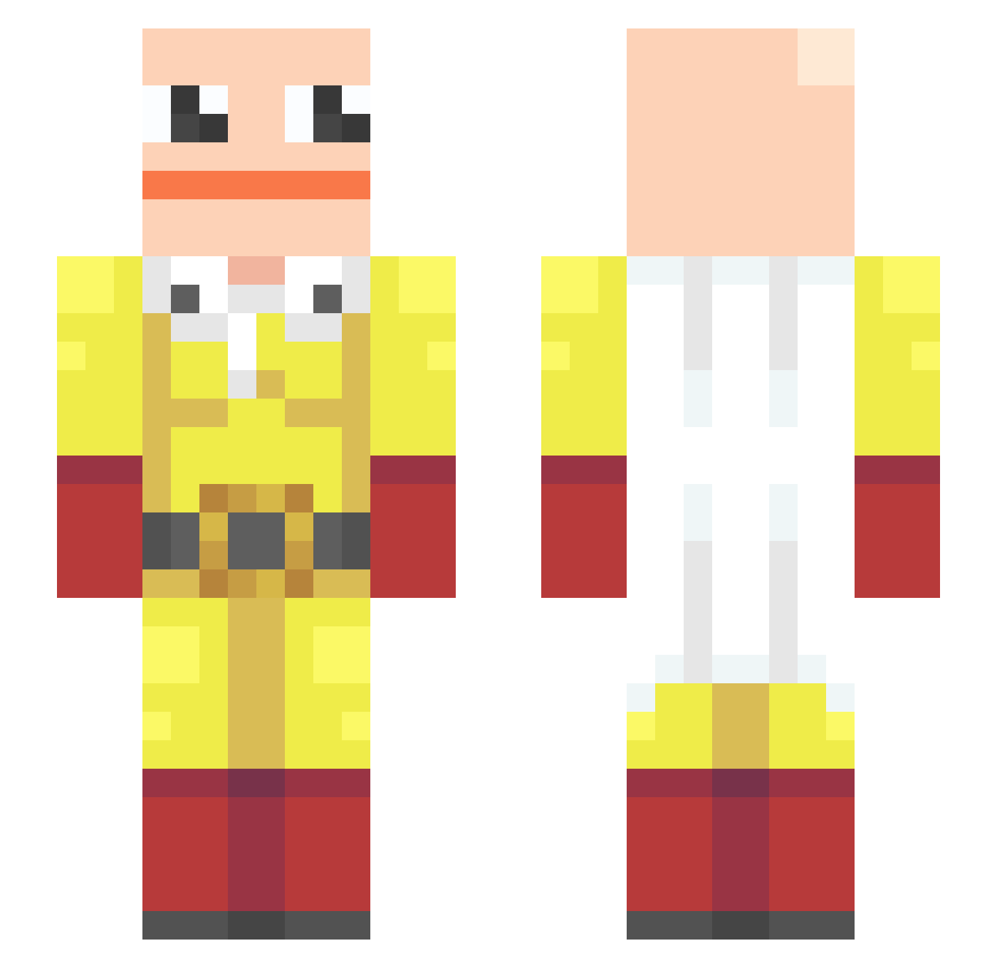 BIGGG_214 Minecraft skin, front and back view