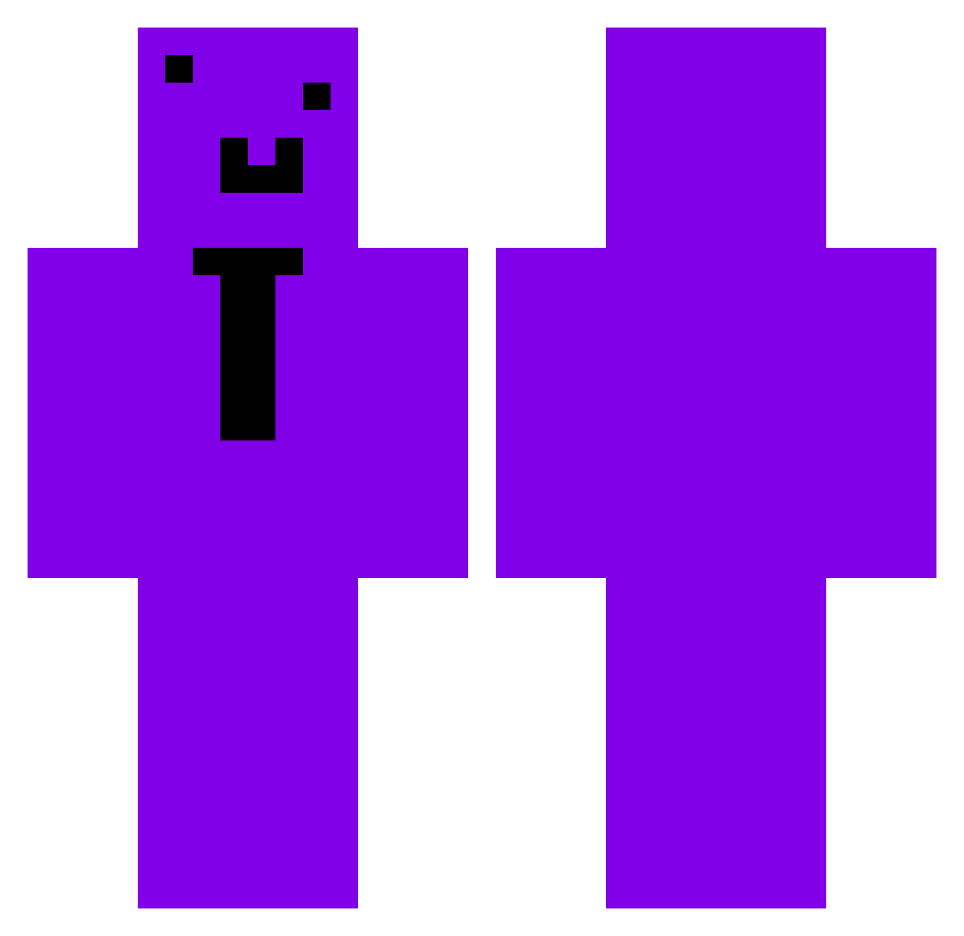 WingOfFire2308 Minecraft skin, front and back view