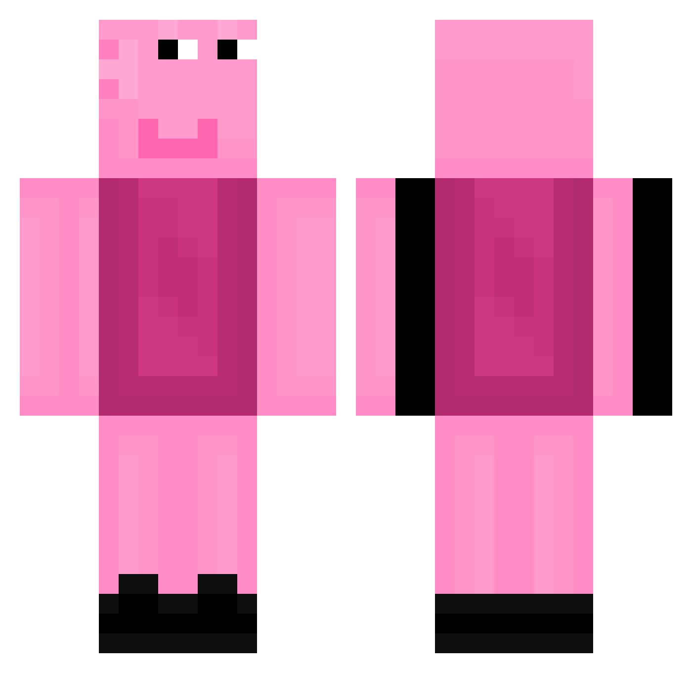 marcelos111 Minecraft skin, front and back view