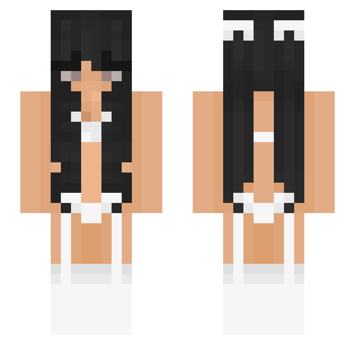 99Technoblade22 Minecraft skin, front and back view