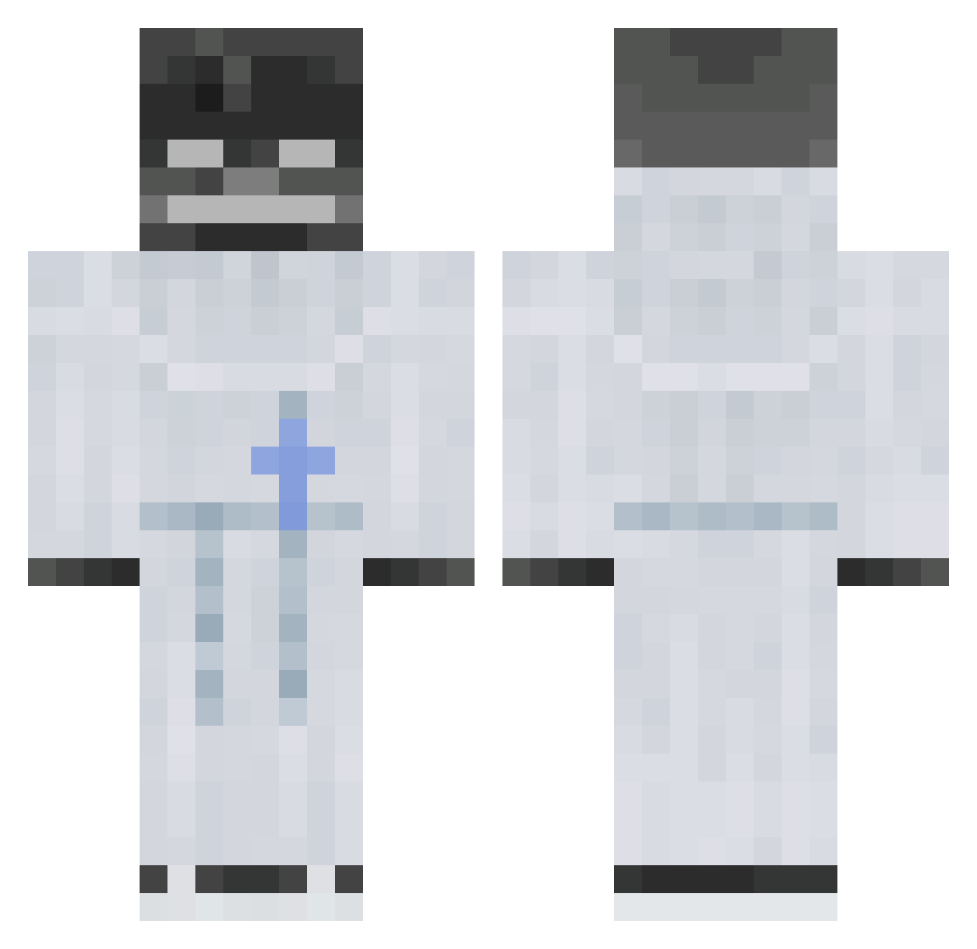 LnwPondZa55 Minecraft skin, front and back view