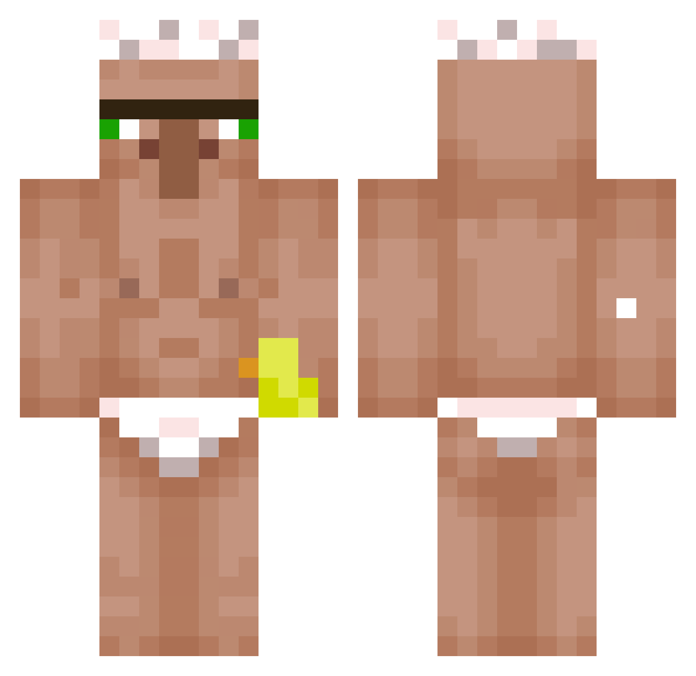 cupkosigma Minecraft skin, front and back view