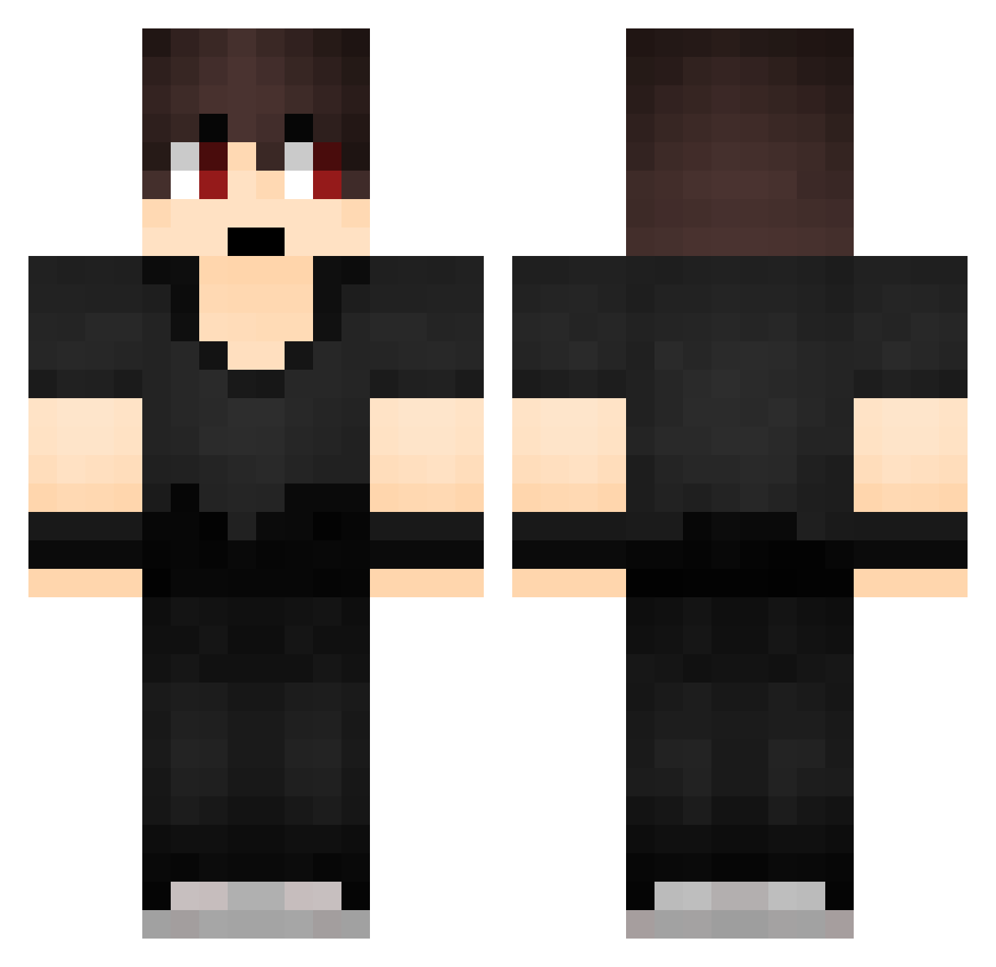 przegusssss Minecraft skin, front and back view