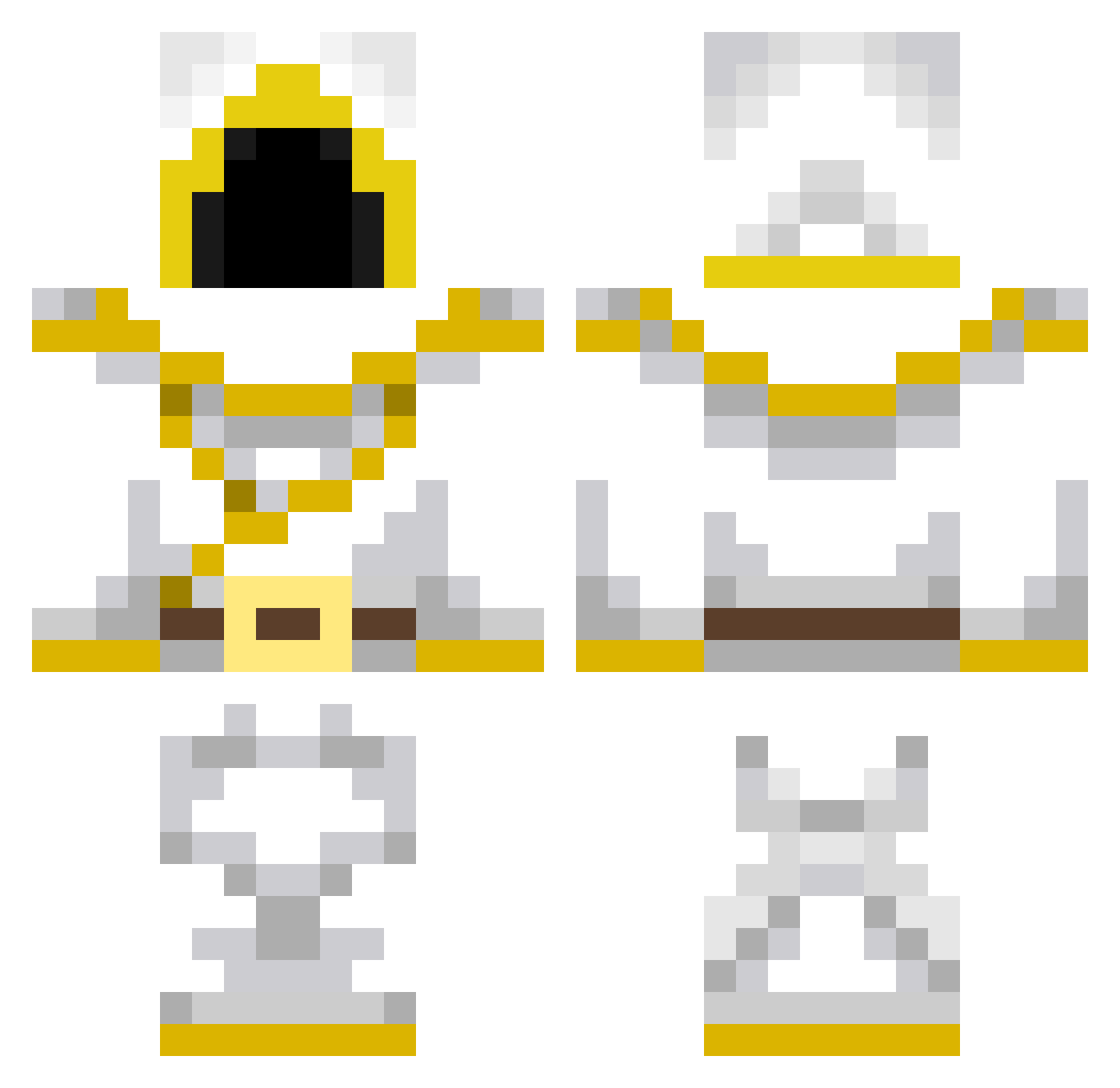 JoeInTheBox Minecraft skin, front and back view