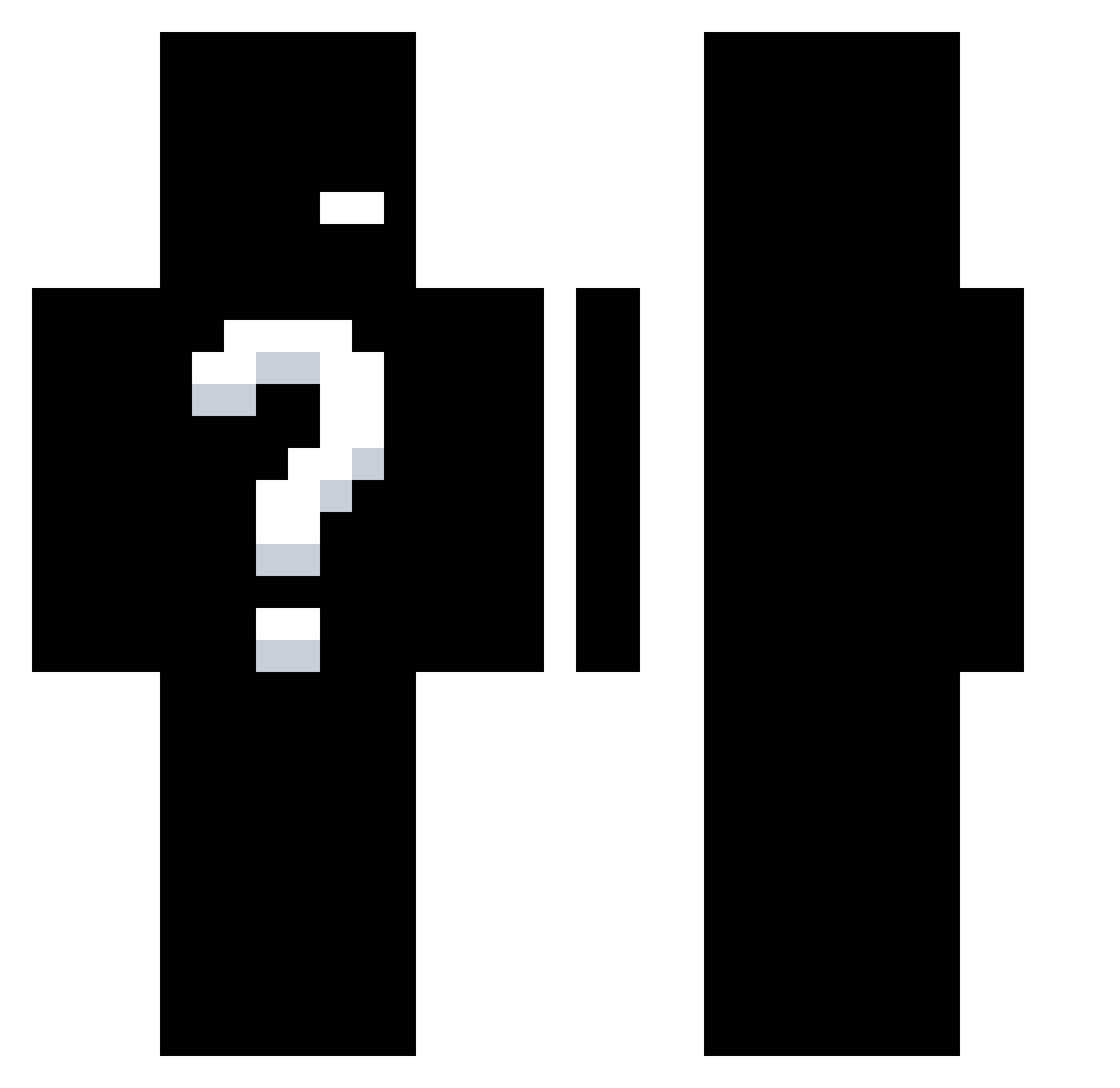 Zyrovex0 Minecraft skin, front and back view