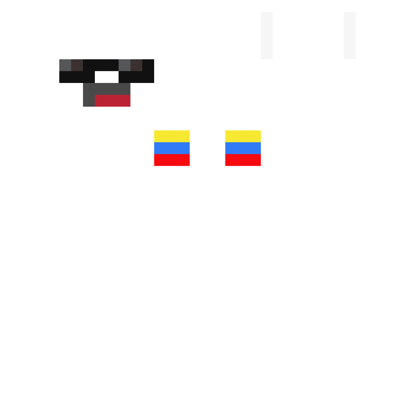 soysweetz Minecraft skin, front and back view