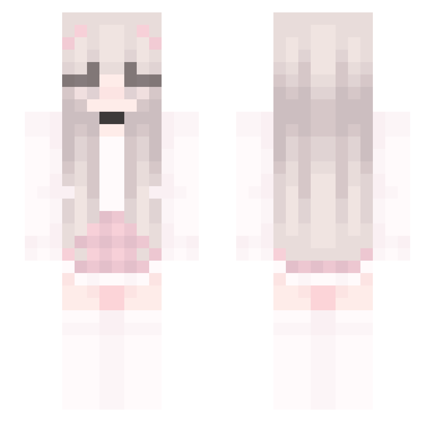 rullekebab Minecraft skin, front and back view