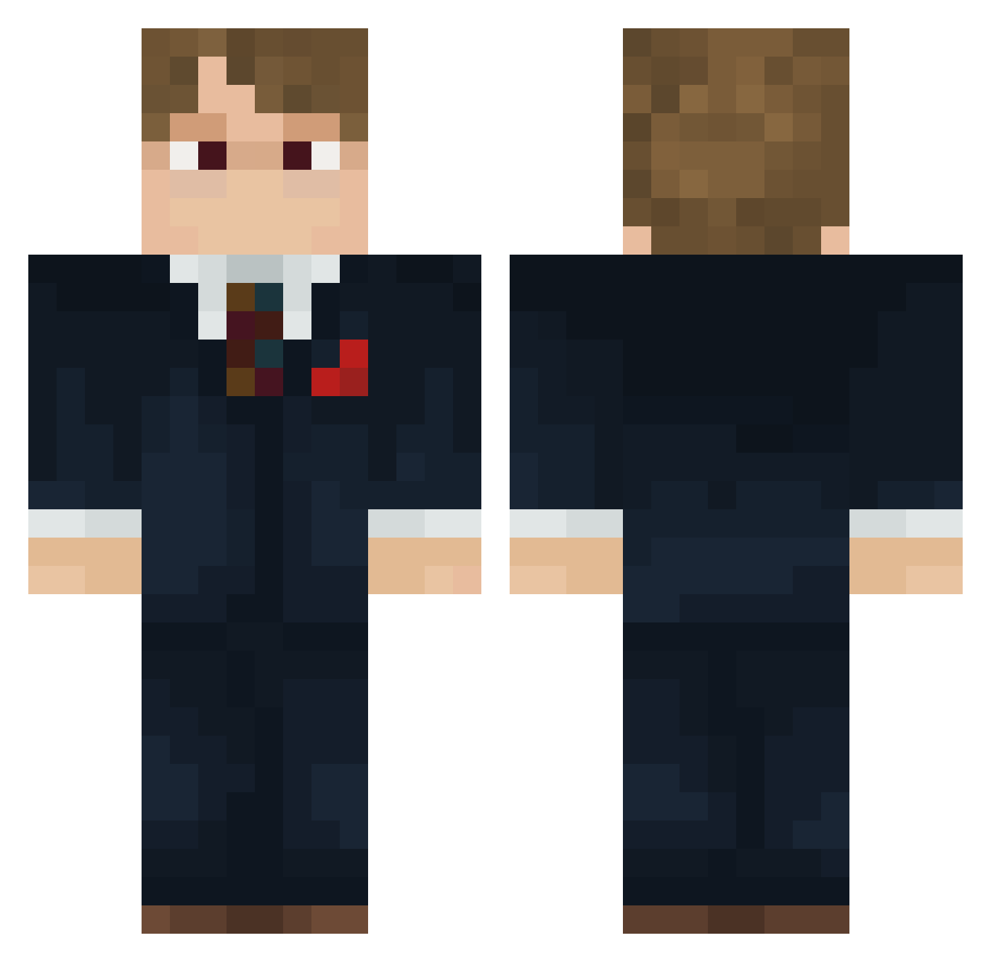 penpenpen3 Minecraft skin, front and back view