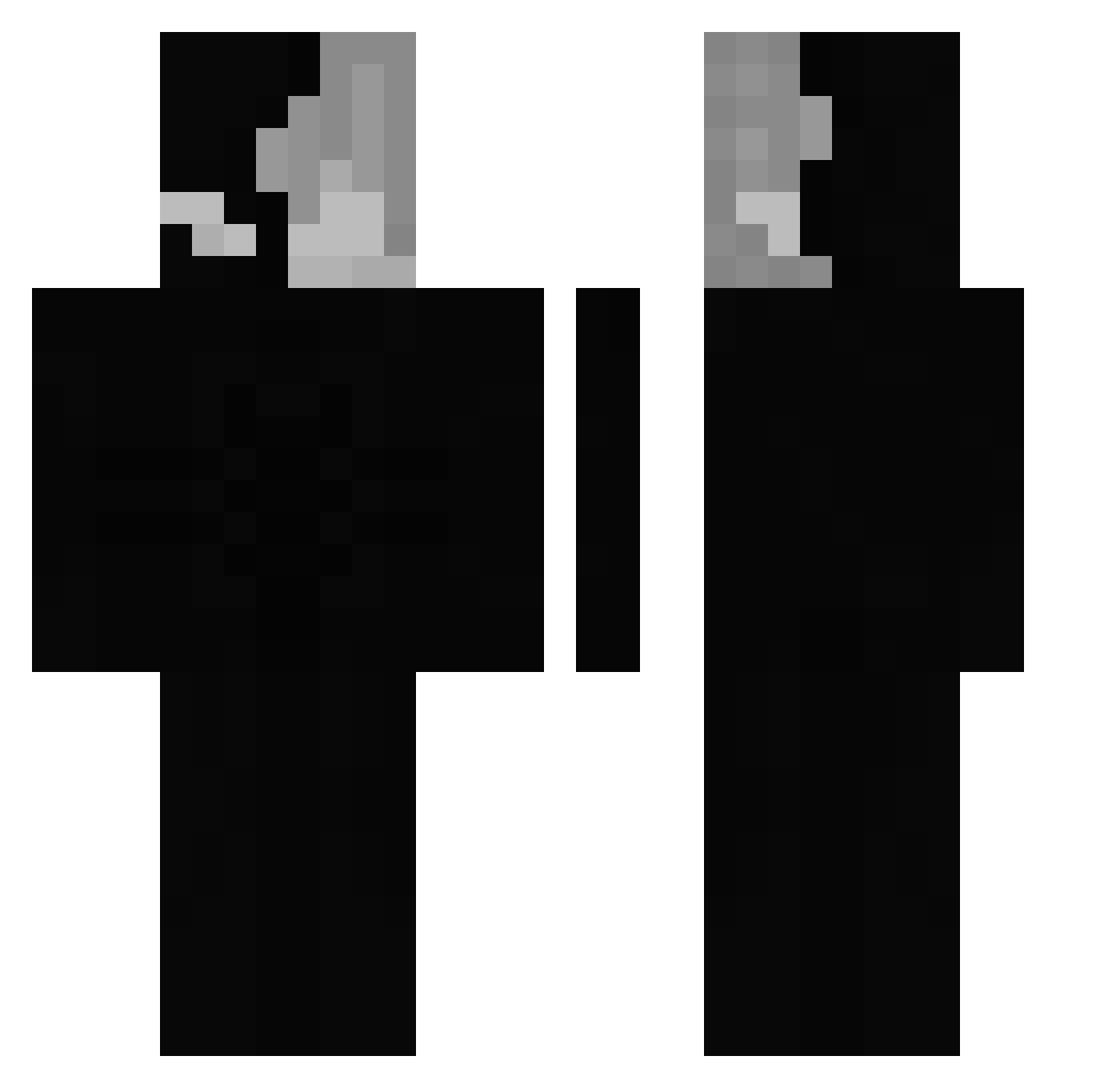 _deftones Minecraft skin, front and back view