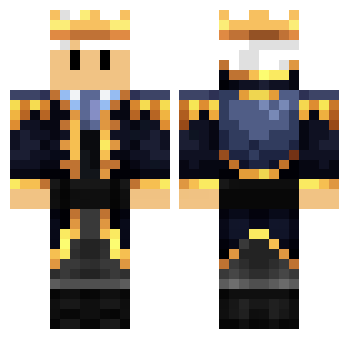 kabanoss69 Minecraft skin, front and back view