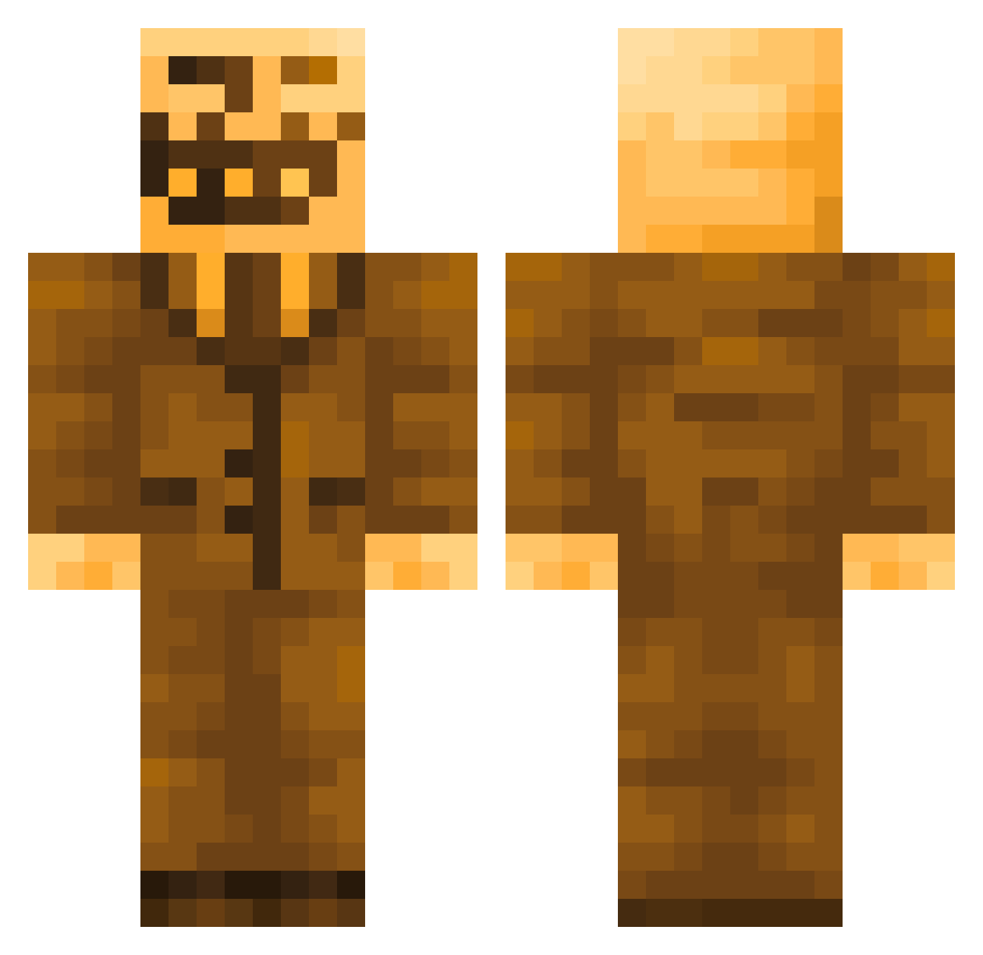 rave_epidemic Minecraft skin, front and back view