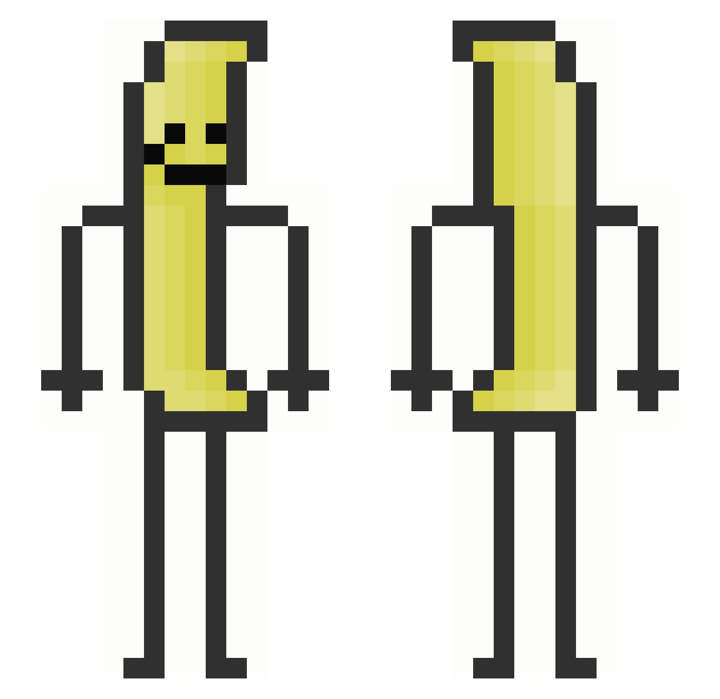 shalami Minecraft skin, front and back view