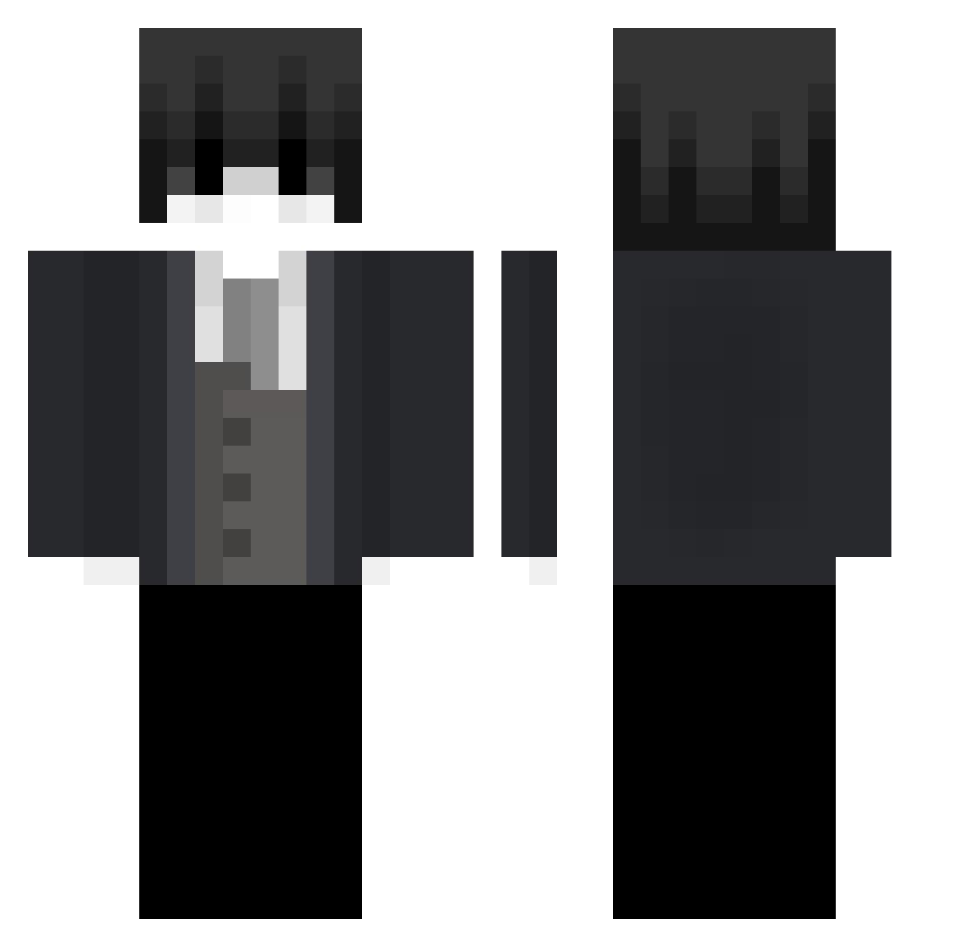 recr_ Minecraft skin, front and back view