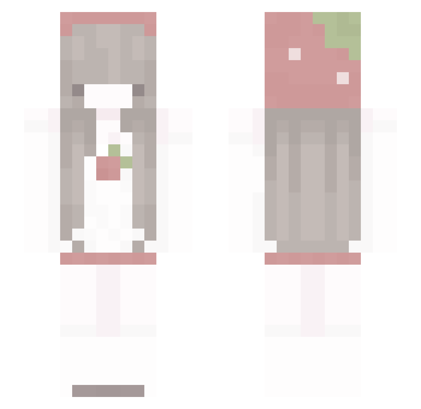 D4ni_C0re Minecraft skin, front and back view