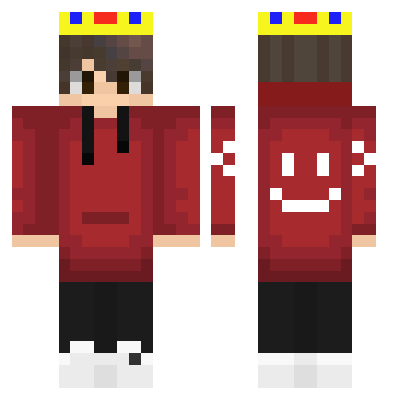 Maciej_09 Minecraft skin, front and back view