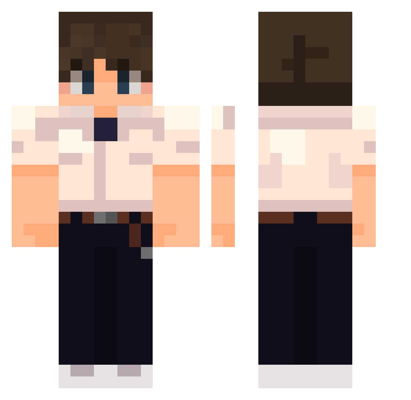 William394_ Minecraft skin, front and back view