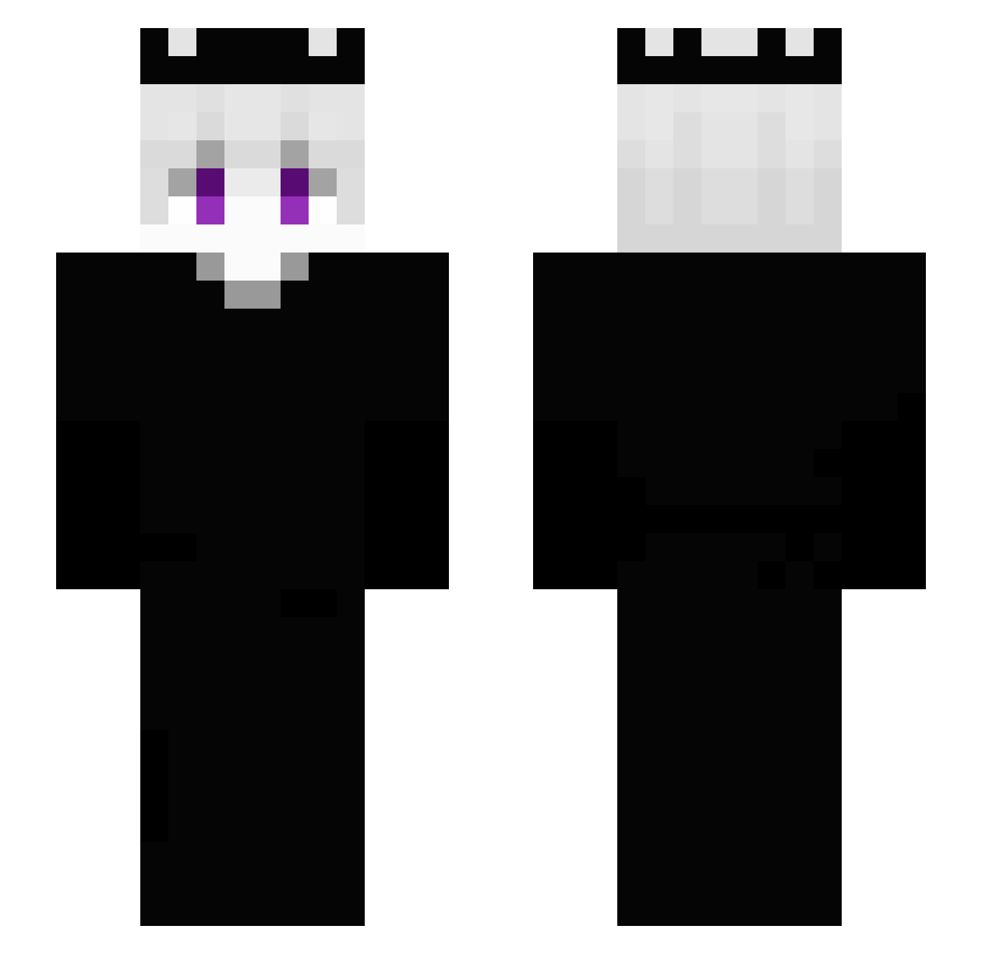 _Tobass Minecraft skin, front and back view