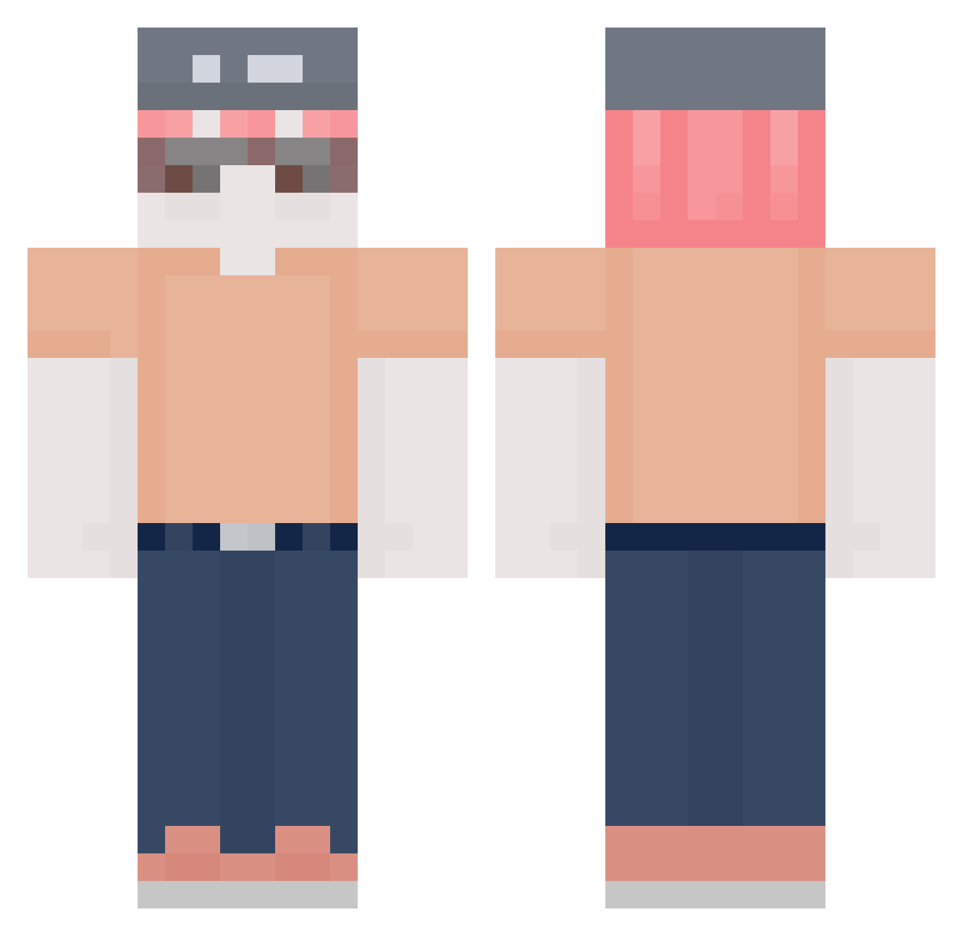 wilam_j Minecraft skin, front and back view