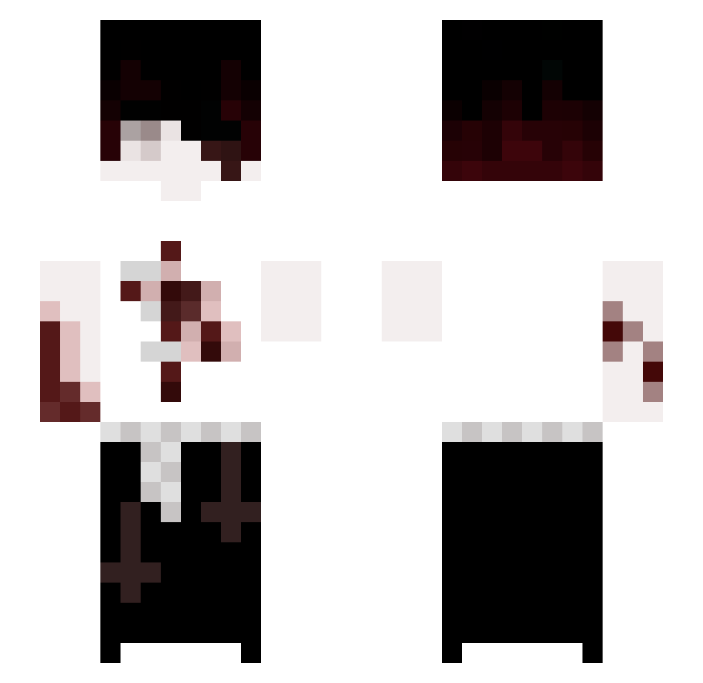 robabobagd Minecraft skin, front and back view