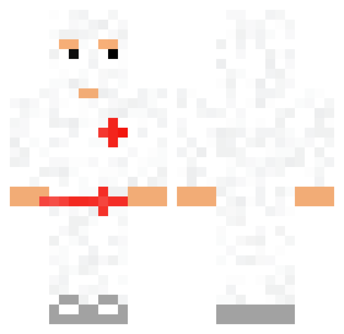 TheGreatOneinTF Minecraft skin, front and back view