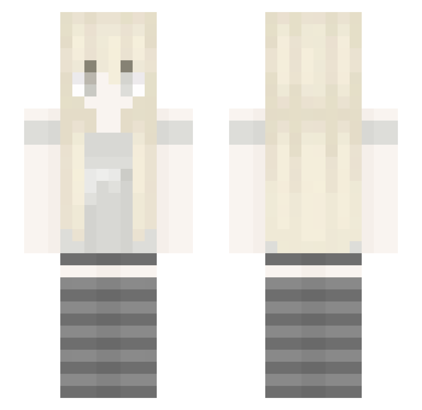 verydeep2 Minecraft skin, front and back view