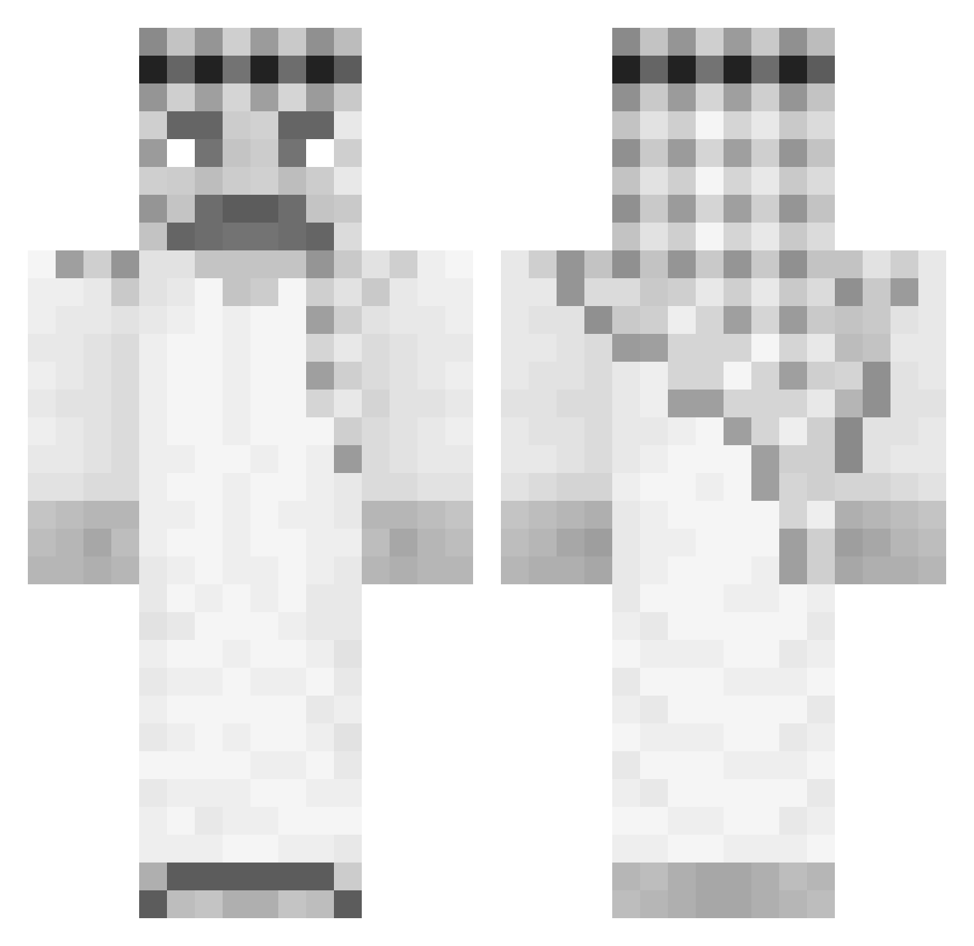 GranatenOpa Minecraft skin, front and back view