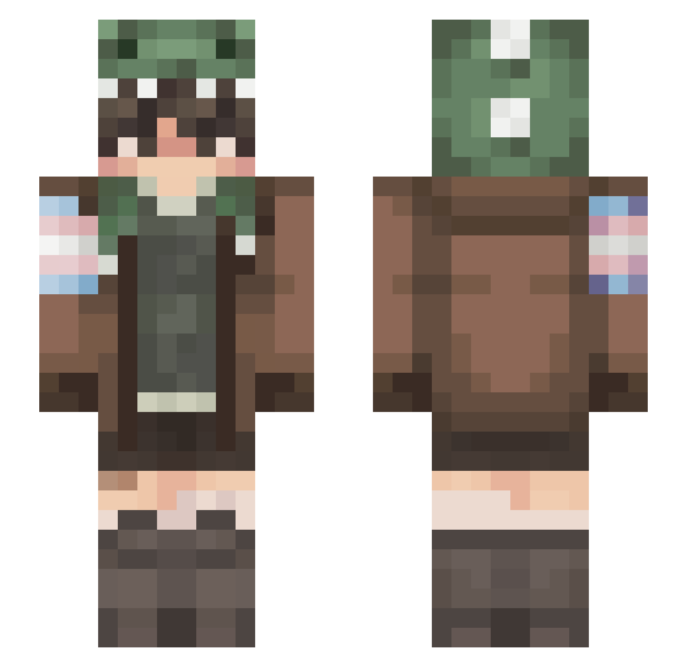 zephyrus_anemoi Minecraft skin, front and back view