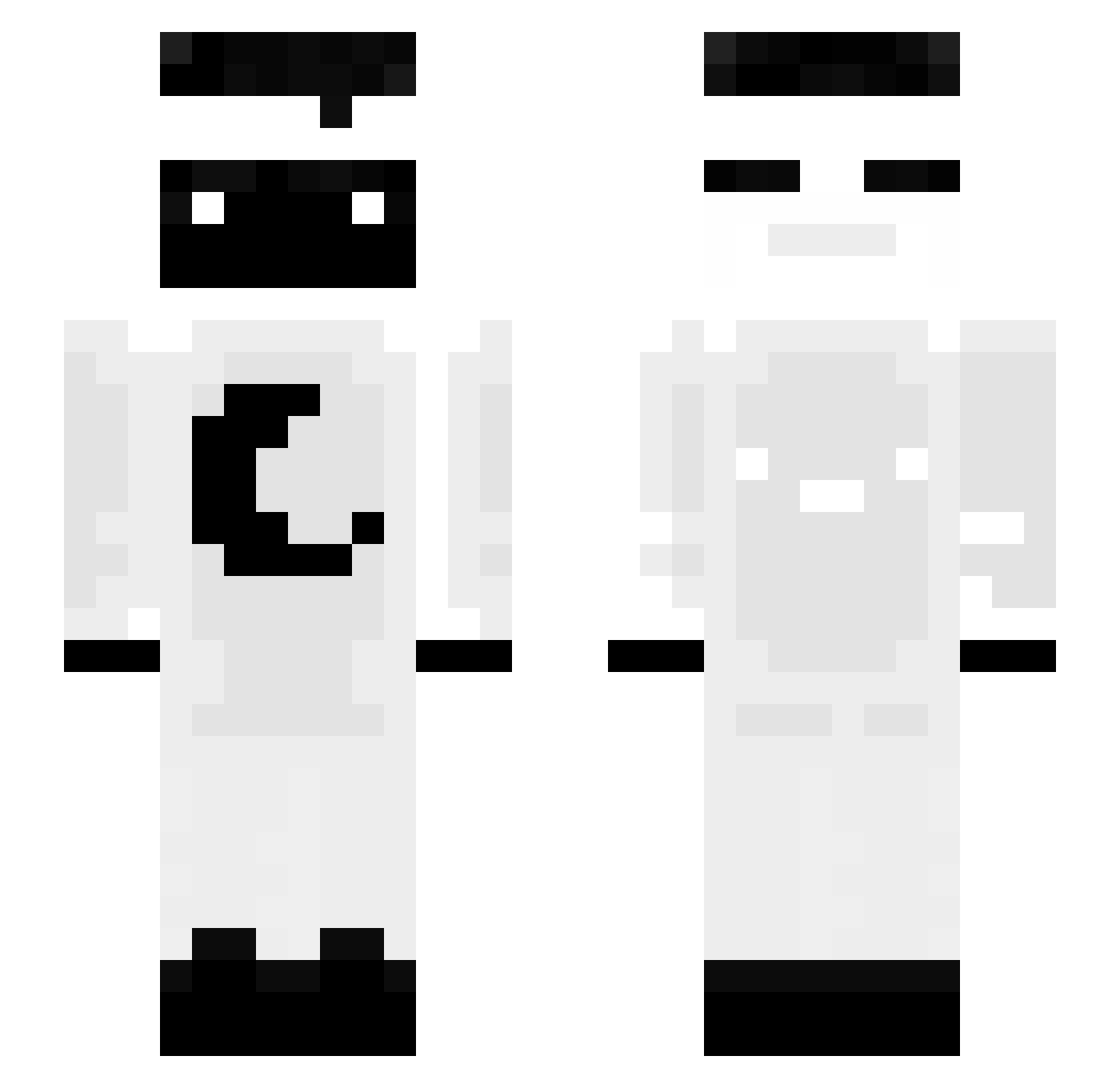 JuiceBox_Fan Minecraft skin, front and back view
