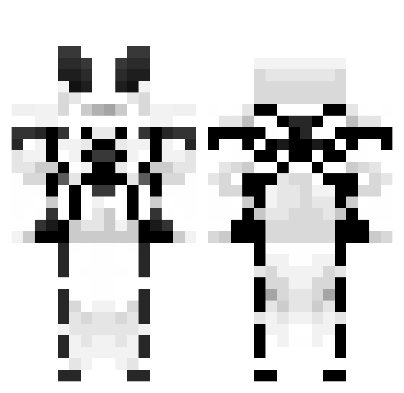 frangozin Minecraft skin, front and back view