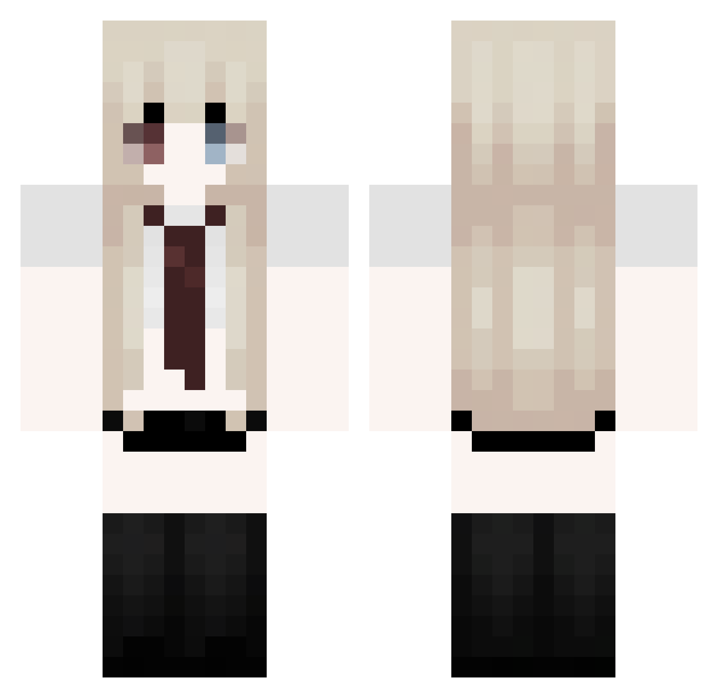 shyrizzler Minecraft skin, front and back view