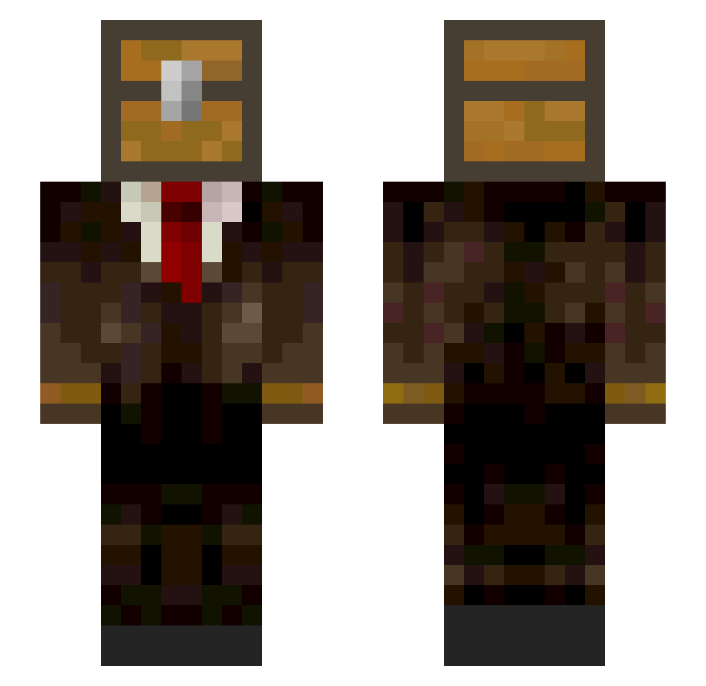 tsukasa0816 Minecraft skin, front and back view