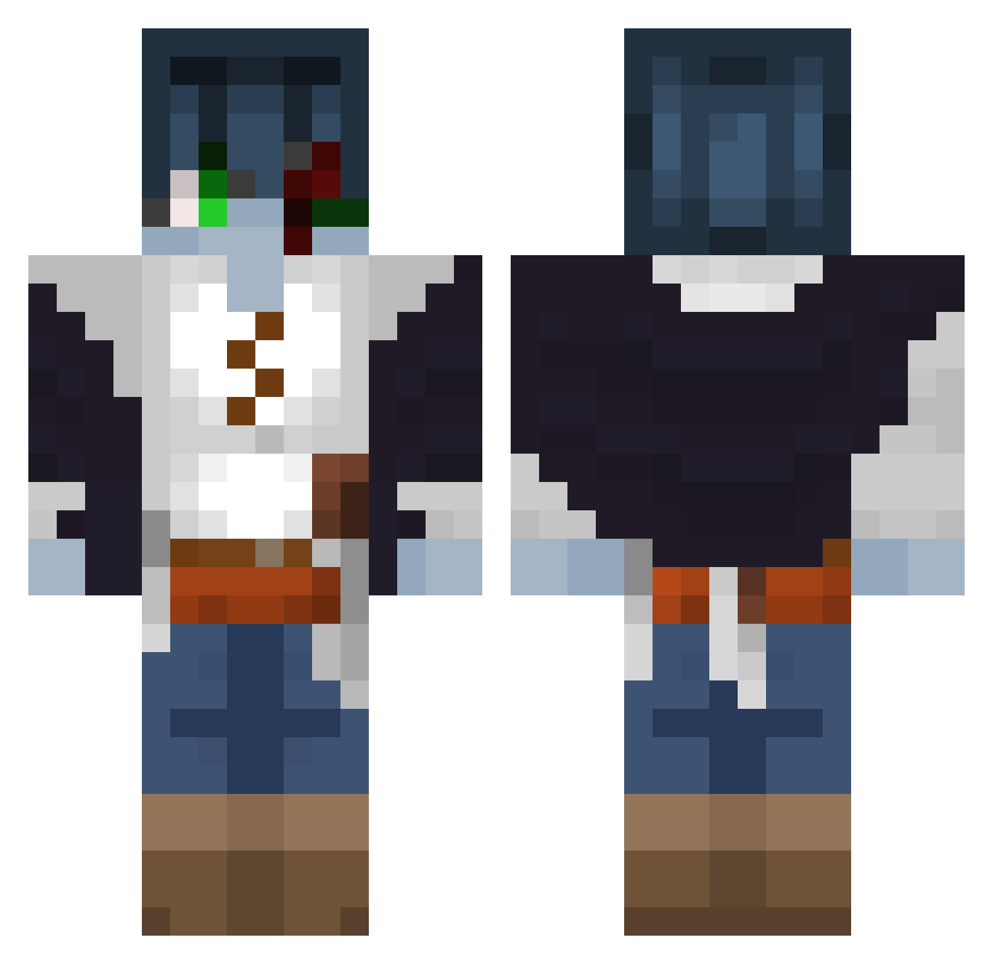 _big_chungi Minecraft skin, front and back view