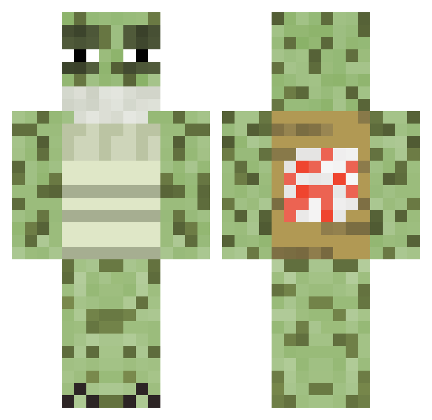 MasterGoonway7 Minecraft skin, front and back view