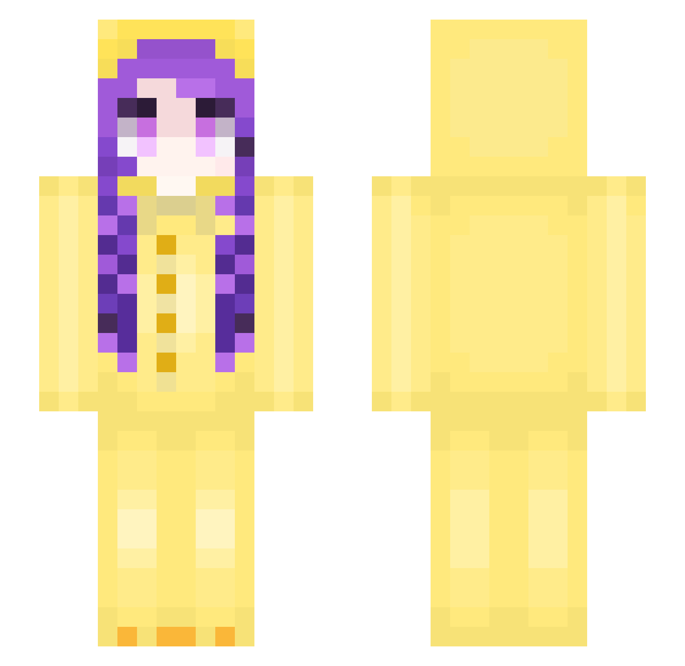 esapromesa Minecraft skin, front and back view