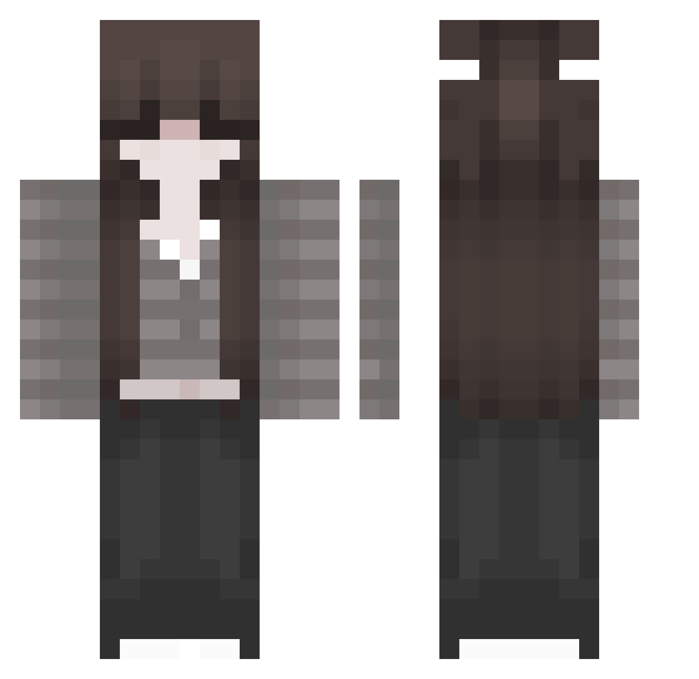 _en0_ Minecraft skin, front and back view
