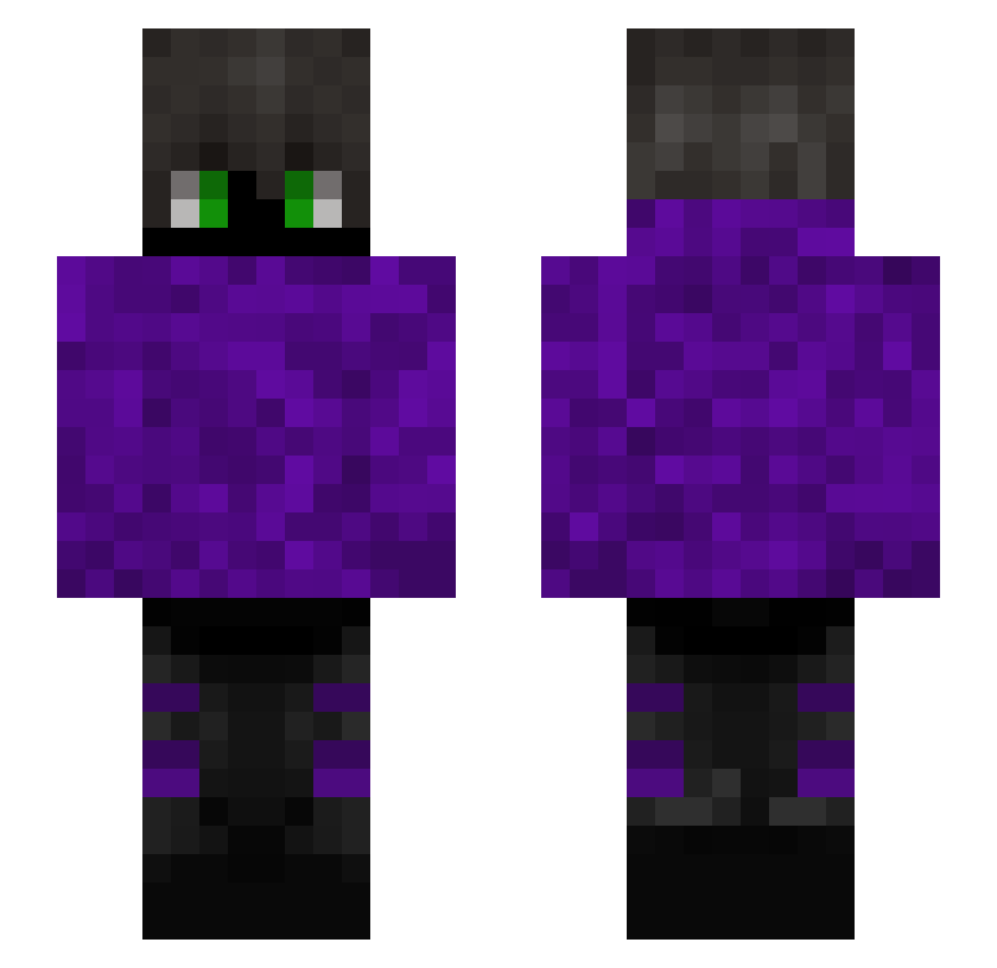 skeeep____ Minecraft skin, front and back view
