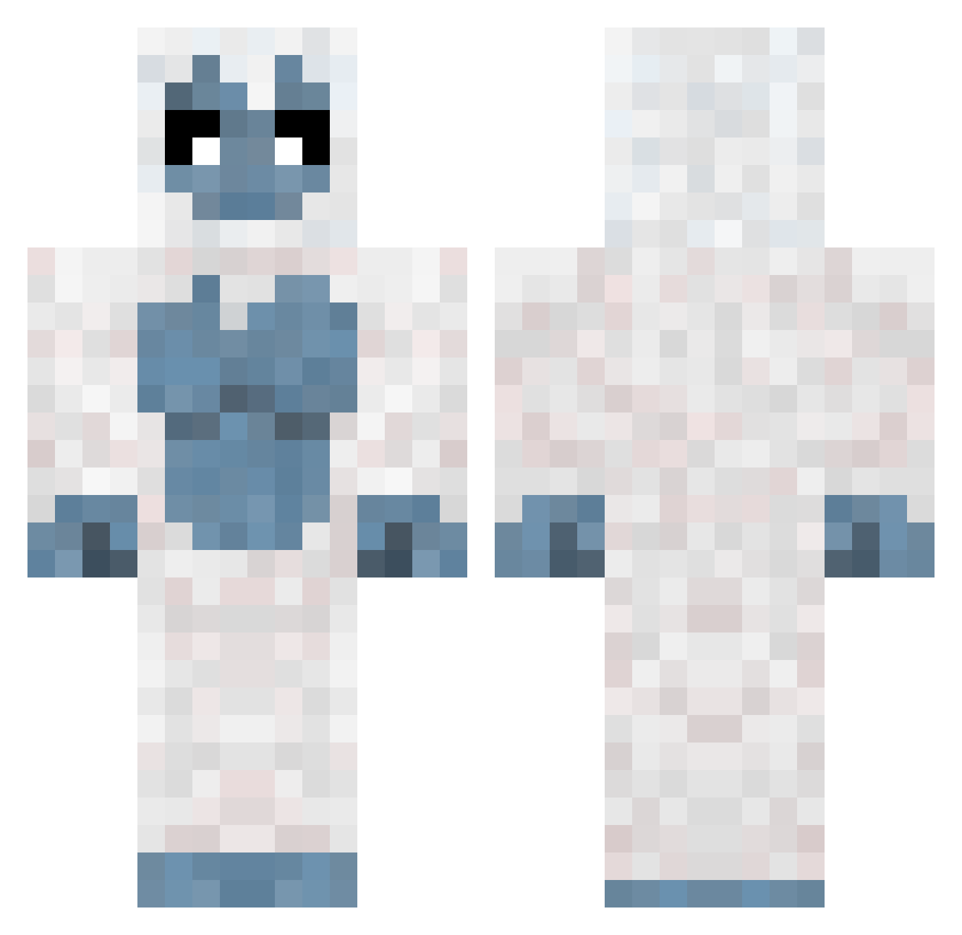 SkopconyJohny Minecraft skin, front and back view