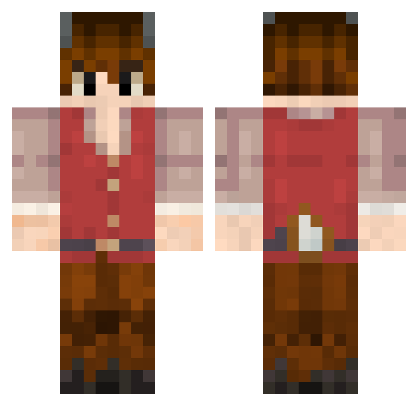 TwiceT_SkyPoem Minecraft skin, front and back view